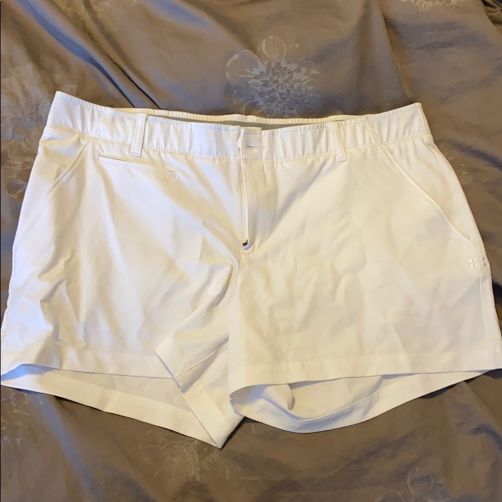 White Golf Summer Sport Shorts